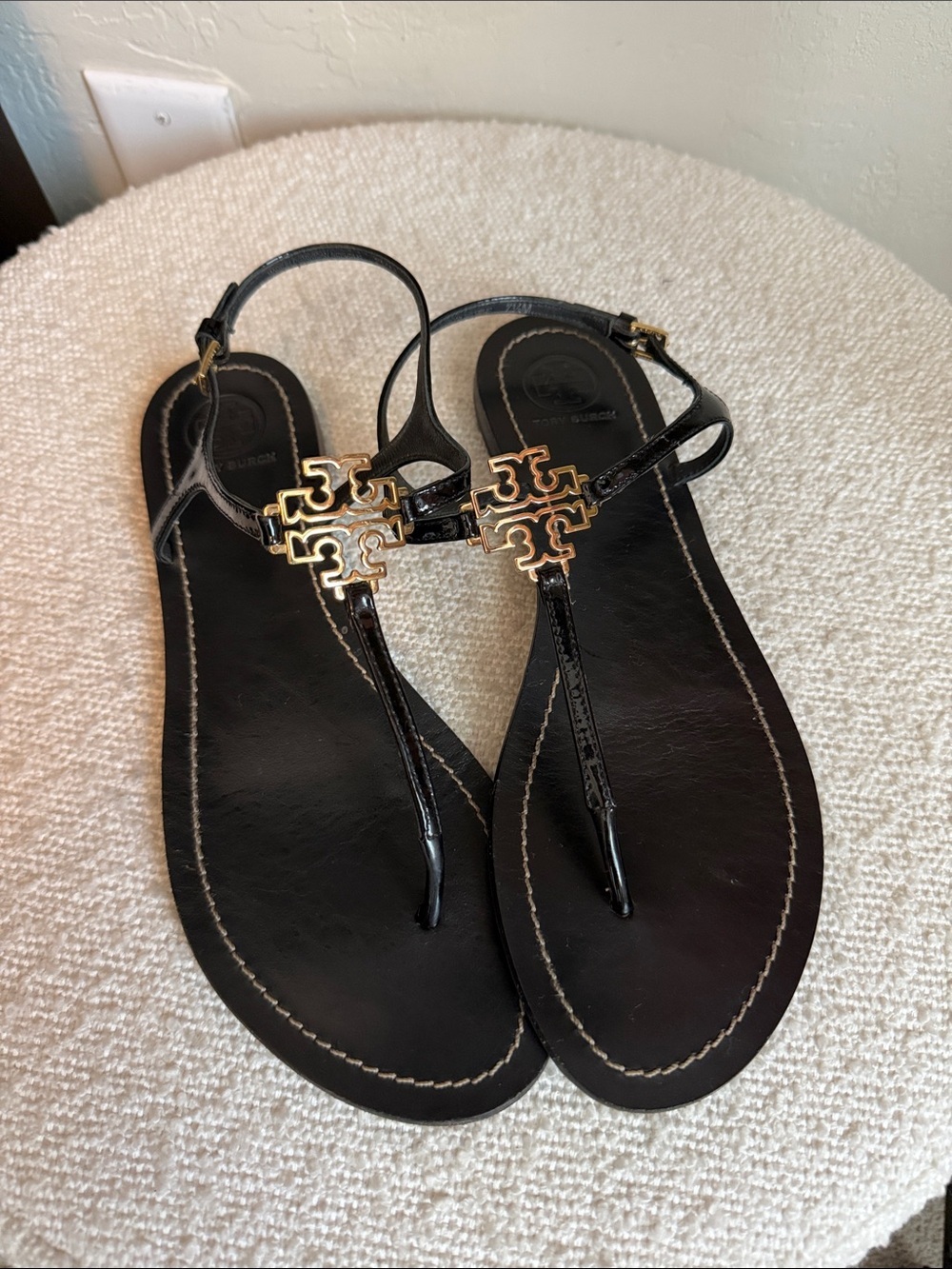 Tory Burch Melinda T Strap Sandal Size 7.5 - Picture 2 of 5